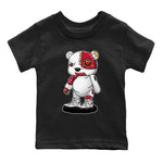 Jordan 7 Cardinal Sneaker Match Tees Cyborg Bear Sneaker Tees Jordan 7 Cardinal Sneaker Release Tees Kids Shirts