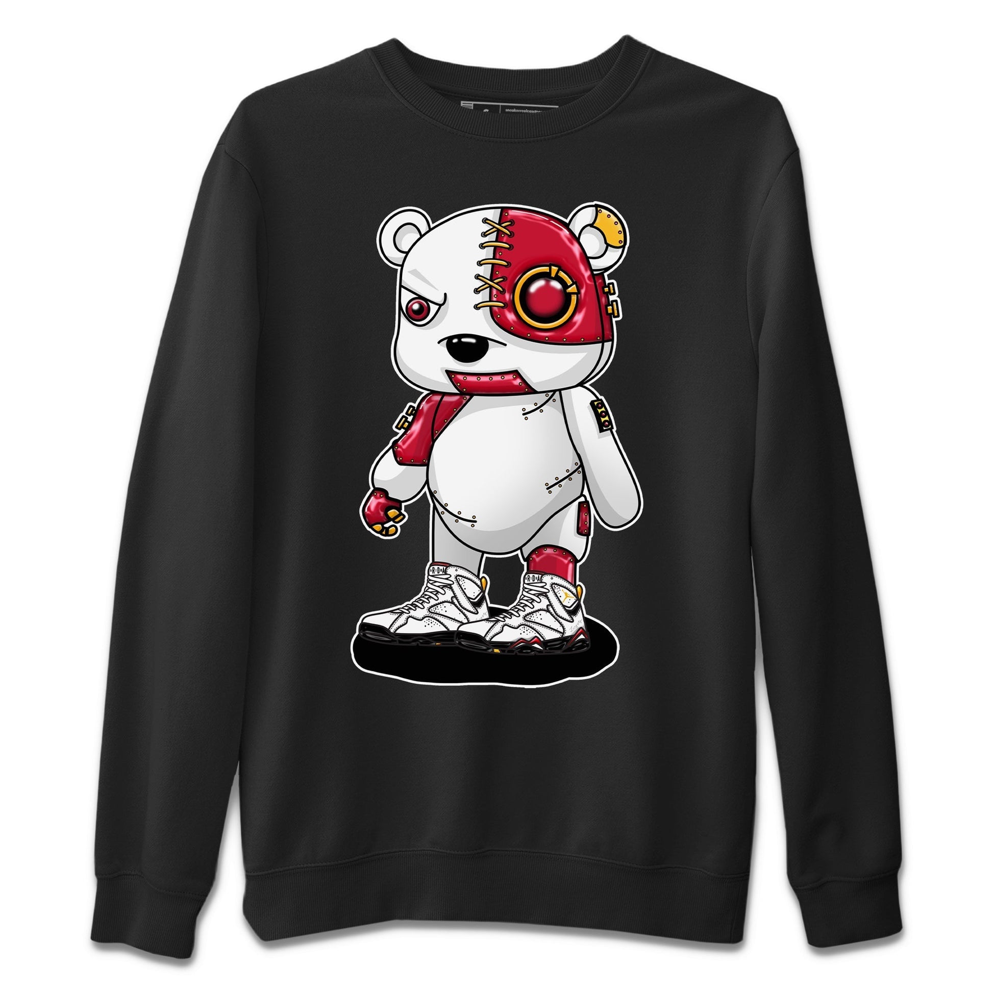 Jordan 7 Cardinal Sneaker Match Tees Cyborg Bear Sneaker Tees Jordan 7 Cardinal Sneaker Release Tees Unisex Shirts