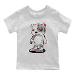 Jordan 9 Fire Red Sneaker Match Tees Cyborg Bear Sneaker Tees Jordan 9 Fire Red Sneaker Release Tees Kids Shirts