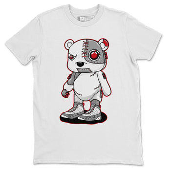 Jordan 9 Fire Red Sneaker Match Tees Cyborg Bear Sneaker Tees Jordan 9 Fire Red Sneaker Release Tees Unisex Shirts