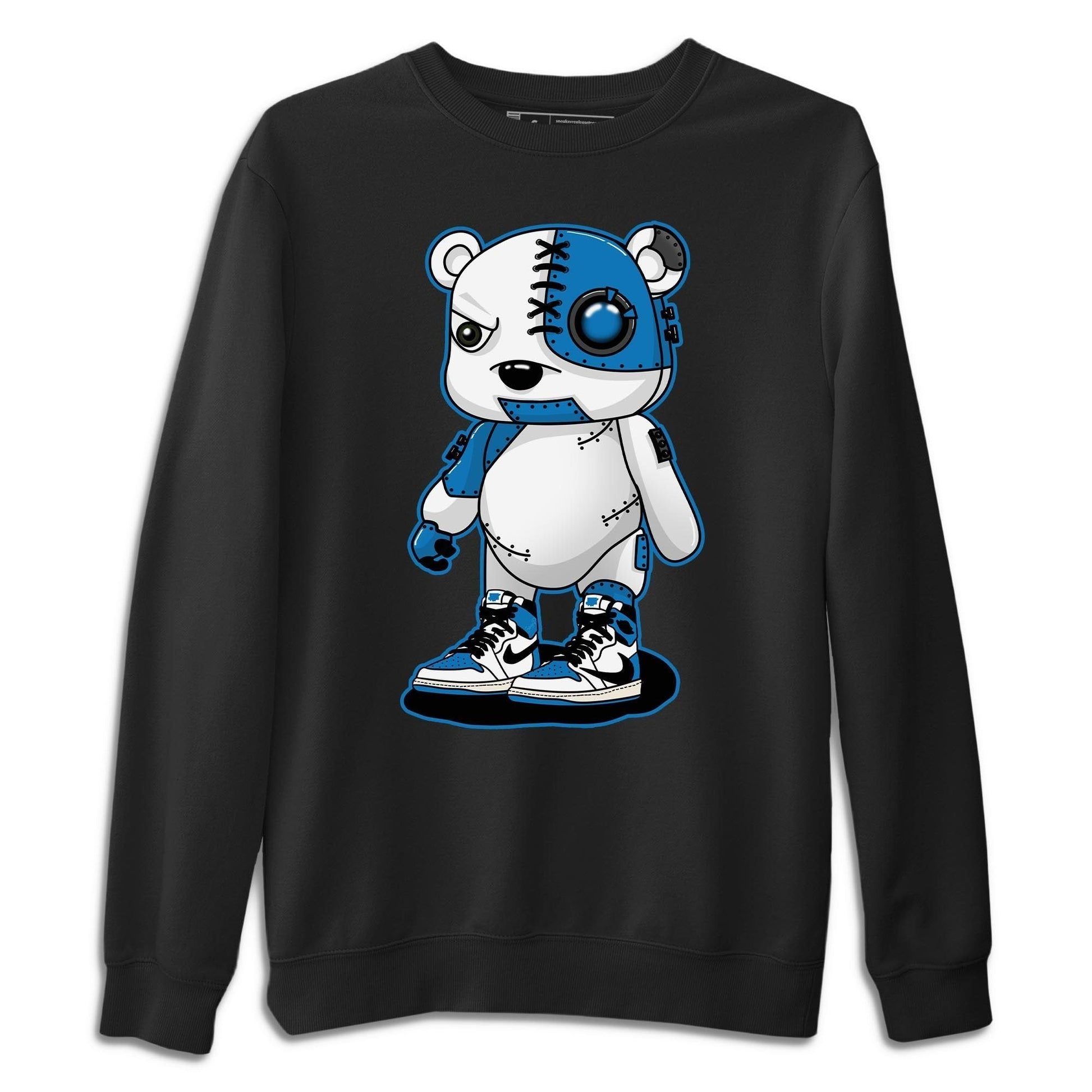Jordan 1 Travis Scott Fragment Sneaker Match Tees Cyborg Bear Sneaker Tees Jordan 1 Travis Scott Fragment Sneaker Release Tees Unisex Shirts