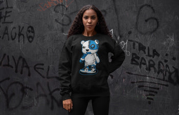 Jordan 1 Travis Scott Fragment Sneaker Match Tees Cyborg Bear Sneaker Tees Jordan 1 Travis Scott Fragment Sneaker Release Tees Unisex Shirts