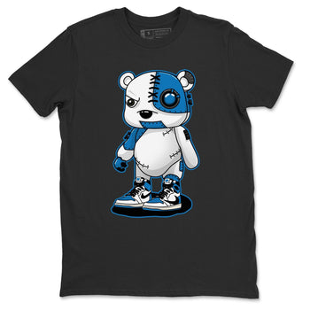 Jordan 1 Travis Scott Fragment Sneaker Match Tees Cyborg Bear Sneaker Tees Jordan 1 Travis Scott Fragment Sneaker Release Tees Unisex Shirts