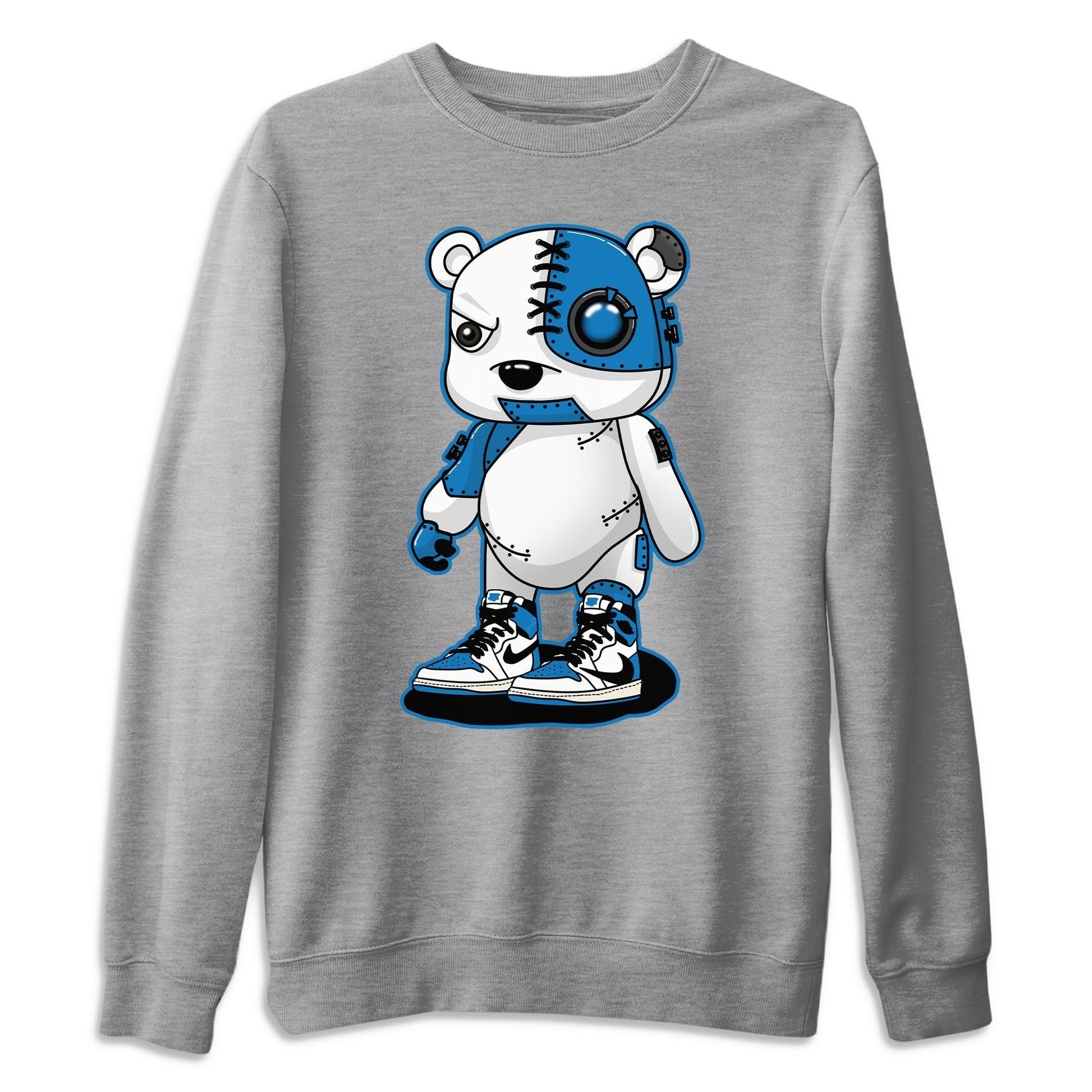 Jordan 1 Travis Scott Fragment Sneaker Match Tees Cyborg Bear Sneaker Tees Jordan 1 Travis Scott Fragment Sneaker Release Tees Unisex Shirts