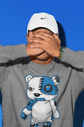 Jordan 1 Travis Scott Fragment Sneaker Match Tees Cyborg Bear Sneaker Tees Jordan 1 Travis Scott Fragment Sneaker Release Tees Unisex Shirts