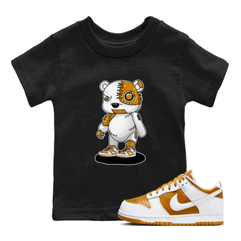 Cyborg Bear sneaker match tees to Dark Curry Reverse Curry street fashion brand for shirts to match Jordans SNRT Sneaker Tees Dunk Dark Curry unisex t-shirt Black 1 youth shirt