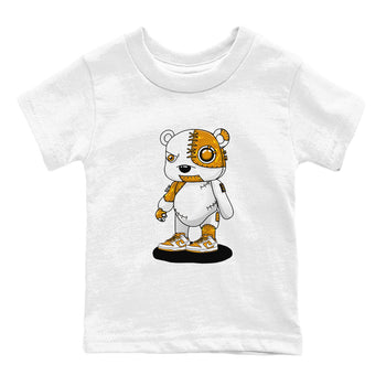 Cyborg Bear sneaker match tees to Dark Curry Reverse Curry street fashion brand for shirts to match Jordans SNRT Sneaker Tees Dunk Dark Curry unisex t-shirt White 2 youth shirt