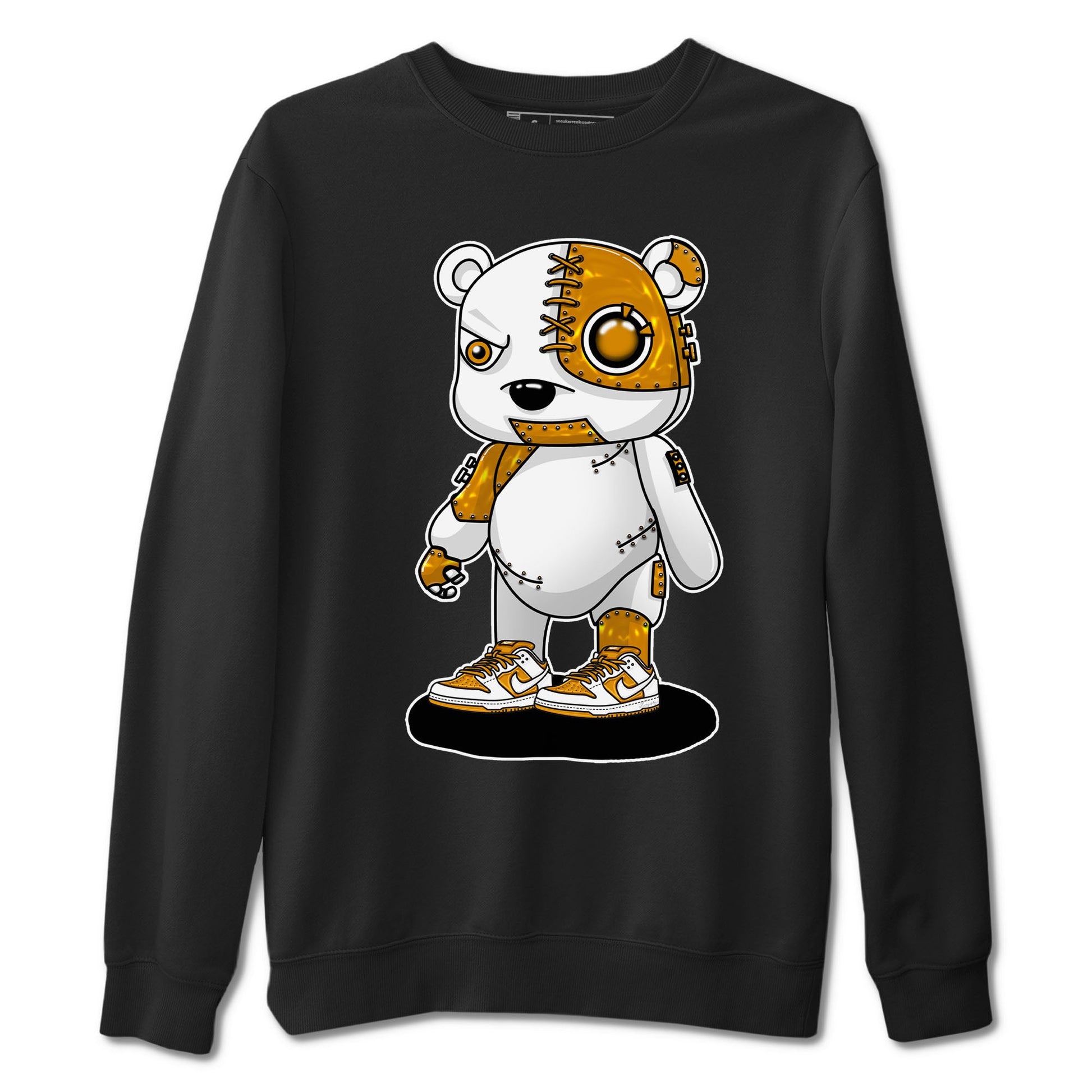 Cyborg Bear sneaker match tees to Dark Curry Reverse Curry street fashion brand for shirts to match Jordans SNRT Sneaker Tees Dunk Dark Curry unisex t-shirt Black 2 unisex shirt