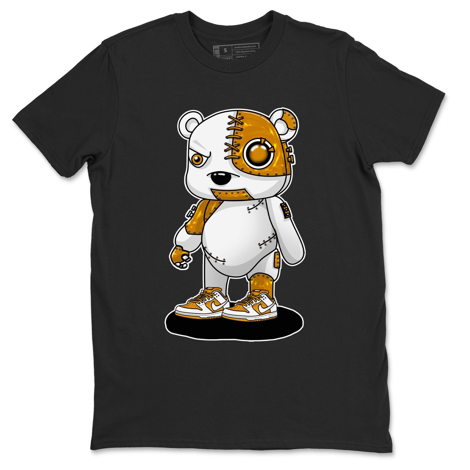 Cyborg Bear sneaker match tees to Dark Curry Reverse Curry street fashion brand for shirts to match Jordans SNRT Sneaker Tees Dunk Dark Curry unisex t-shirt Black 2 unisex shirt