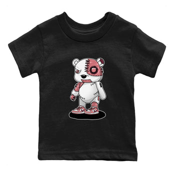 Dunk Valentine's Day shirt to match jordans Cyborg Bear sneaker tees Dunks Valentine's Day SNRT sneaker release tees baby toddler Black 2 cotton Shirt