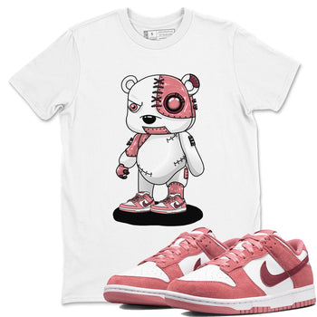Dunk Valentine's Day shirt to match jordans Cyborg Bear sneaker tees Dunks Valentine's Day SNRT sneaker Release Tees unisex cotton White 1 crew neck shirt