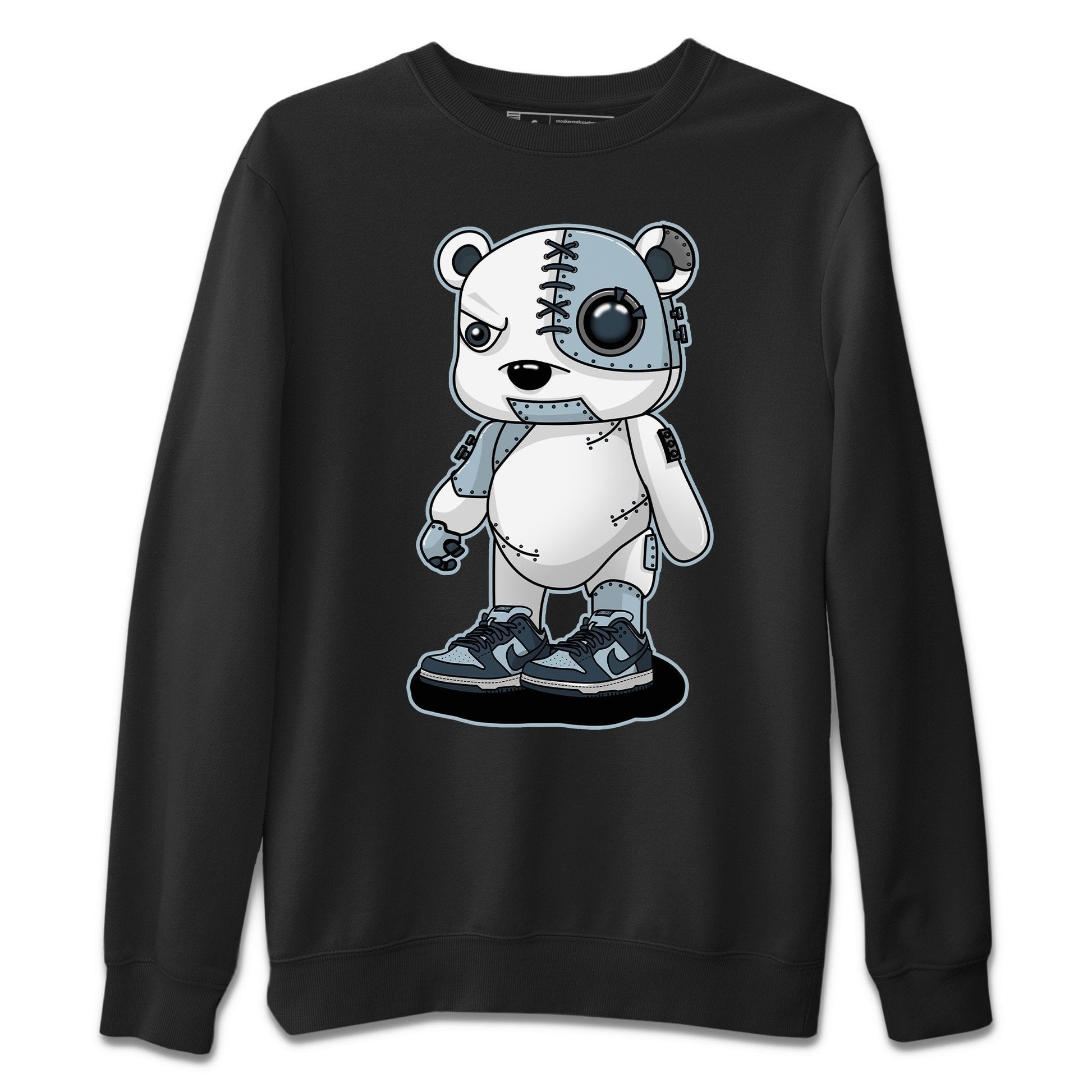Dunk Championship Grey Sneaker Match Tees Cyborg Bear Sneaker Tees Dunk Championship Grey SNRT Sneaker Tees Casual Short Sleeve Unisex Sneaker T-Shirts