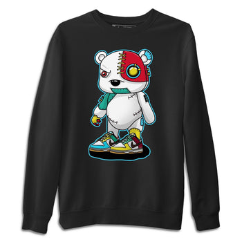 Dunk Free 99 White Sneaker Match Tees Cyborg Bear Sneaker Tees Dunk Free 99 White Sneaker Release Tees Unisex Shirts