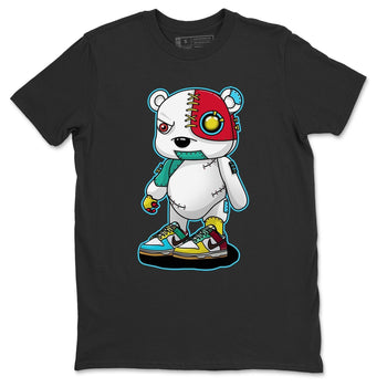 Dunk Free 99 White Sneaker Match Tees Cyborg Bear Sneaker Tees Dunk Free 99 White Sneaker Release Tees Unisex Shirts