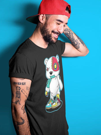 Dunk Free 99 White Sneaker Match Tees Cyborg Bear Sneaker Tees Dunk Free 99 White Sneaker Release Tees Unisex Shirts
