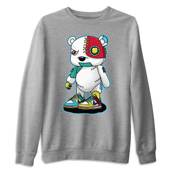 Dunk Free 99 White Sneaker Match Tees Cyborg Bear Sneaker Tees Dunk Free 99 White Sneaker Release Tees Unisex Shirts