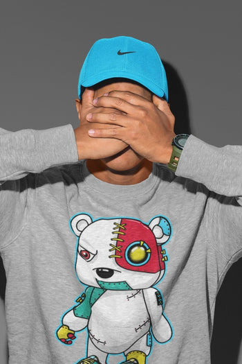 Dunk Free 99 White Sneaker Match Tees Cyborg Bear Sneaker Tees Dunk Free 99 White Sneaker Release Tees Unisex Shirts