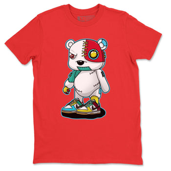Dunk Free 99 White Sneaker Match Tees Cyborg Bear Sneaker Tees Dunk Free 99 White Sneaker Release Tees Unisex Shirts