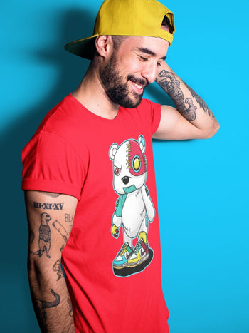 Dunk Free 99 White Sneaker Match Tees Cyborg Bear Sneaker Tees Dunk Free 99 White Sneaker Release Tees Unisex Shirts