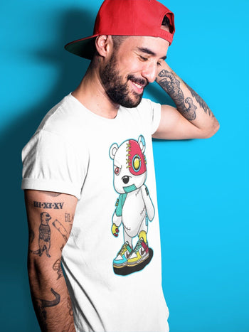Dunk Free 99 White Sneaker Match Tees Cyborg Bear Sneaker Tees Dunk Free 99 White Sneaker Release Tees Unisex Shirts