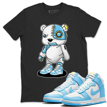 Nike Dunk High Blue Chill Sneaker Match Tees Cyborg Bear Sneaker Tees Nike Dunk High Blue Chill Sneaker Release Tees Unisex Shirts