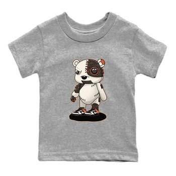 Nike Low Dunk Red Panda shirt to match jordans Cyborg Bear sneaker tees Nike Dunk Red Panda SNRT Sneaker Tees Baby Toddler Heather Grey 2 T-Shirt