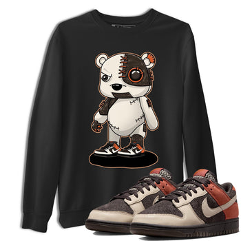 Nike Low Dunk Red Panda shirt to match jordans Cyborg Bear sneaker tees Nike Dunk Red Panda SNRT Sneaker Tees Unisex Streetwear Clothing Black 1 T-Shirt