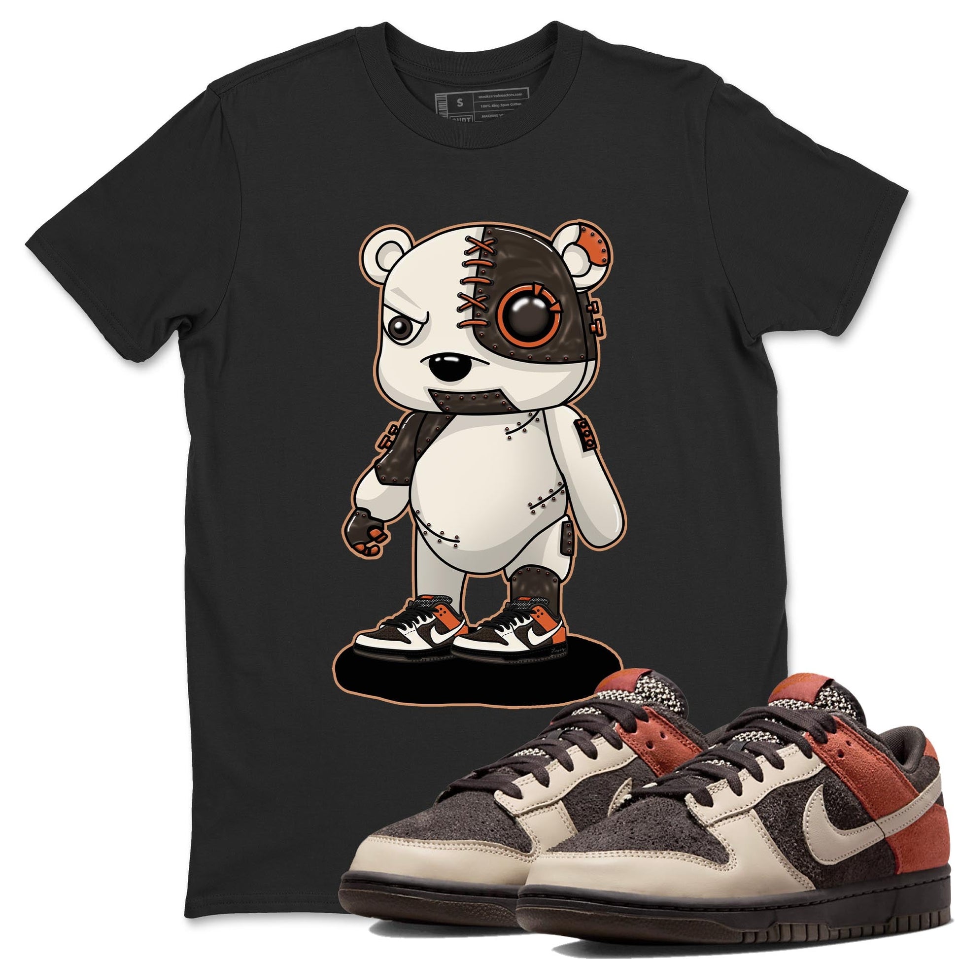 Nike Low Dunk Red Panda shirt to match jordans Cyborg Bear sneaker tees Nike Dunk Red Panda SNRT Sneaker Tees Unisex Streetwear Clothing Black 1 T-Shirt
