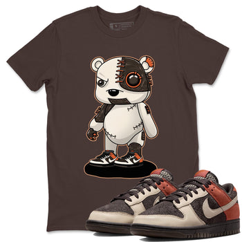 Nike Low Dunk Red Panda shirt to match jordans Cyborg Bear sneaker tees Nike Dunk Red Panda SNRT Sneaker Tees Unisex Streetwear Clothing Dark Chocolate 1 T-Shirt