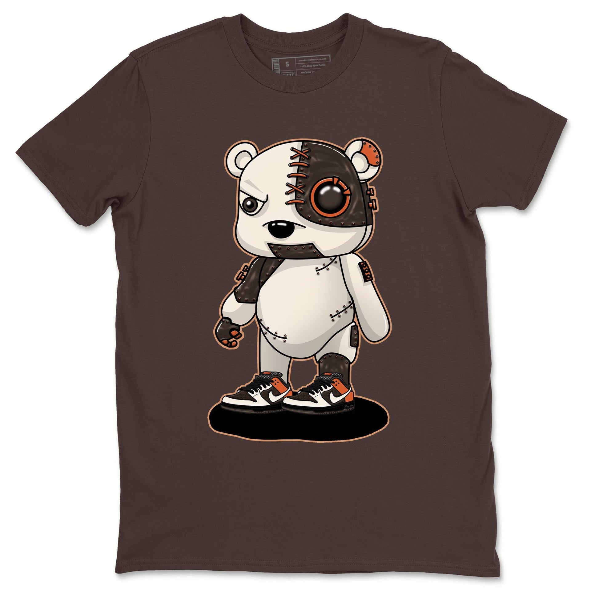 Nike Low Dunk Red Panda shirt to match jordans Cyborg Bear sneaker tees Nike Dunk Red Panda SNRT Sneaker Tees Unisex Streetwear Clothing Dark Chocolate 2 T-Shirt