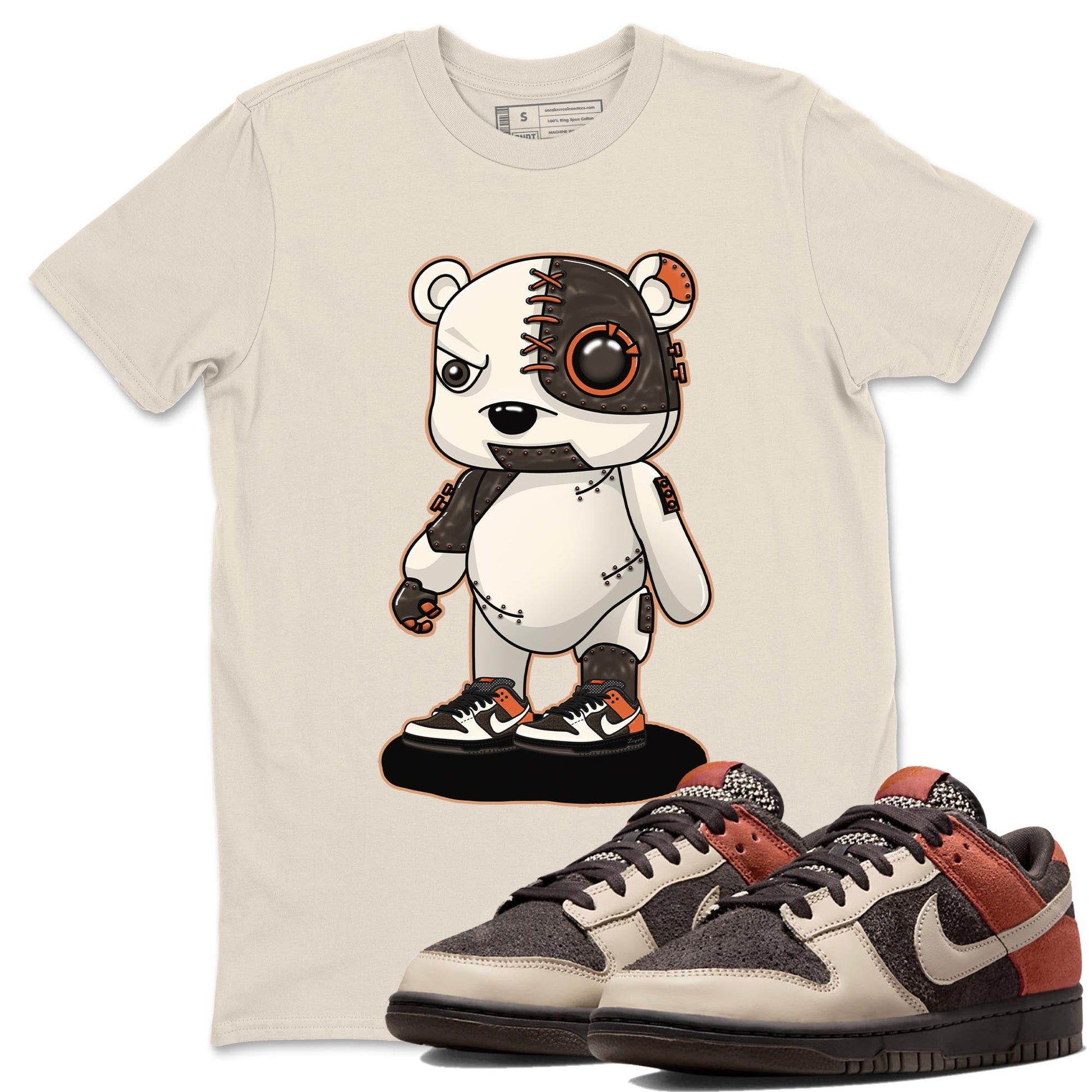 Nike Low Dunk Red Panda shirt to match jordans Cyborg Bear sneaker tees Nike Dunk Red Panda SNRT Sneaker Tees Unisex Streetwear Clothing Natural 1 T-Shirt