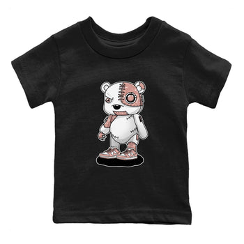 Nike Dunks Low Rose Whisper shirt to match jordans Cyborg Bear sneaker tees Nike Dunk Rose Whisper SNRT Sneaker Release Tees Baby Toddler Black 2 T-Shirt