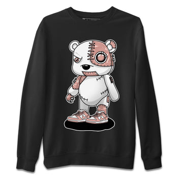 Nike Dunks Low Rose Whisper shirt to match jordans Cyborg Bear sneaker tees Nike Dunk Rose Whisper SNRT Sneaker Release Tees Unisex Black 2 T-Shirt