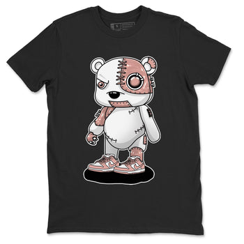 Nike Dunks Low Rose Whisper shirt to match jordans Cyborg Bear sneaker tees Nike Dunk Rose Whisper SNRT Sneaker Release Tees Unisex Black 2 T-Shirt