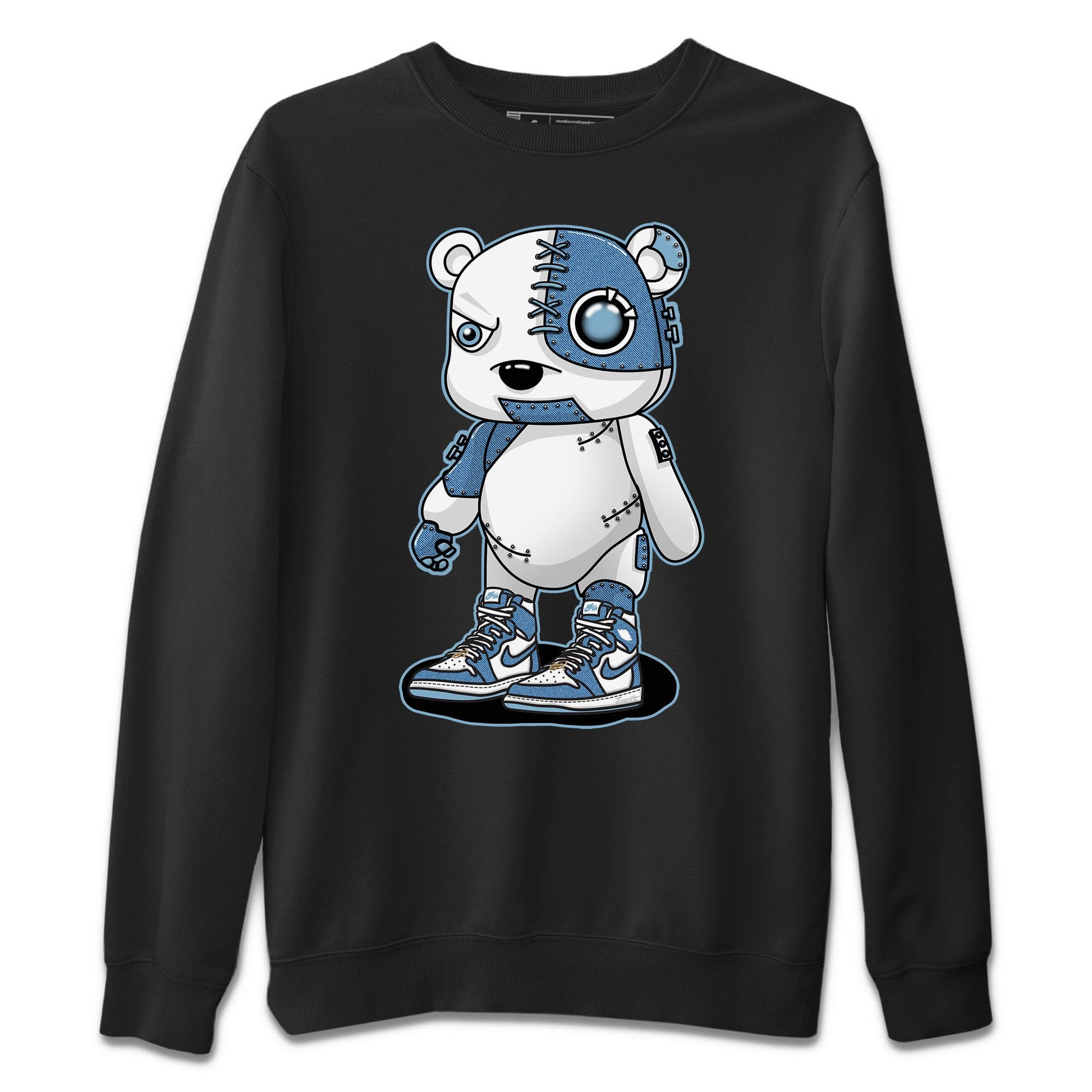 Jordan 1 Denim Sneaker Match Tees Cyborg Bear Sneaker Tees Jordan 1 Denim Sneaker Release Tees Unisex Shirts