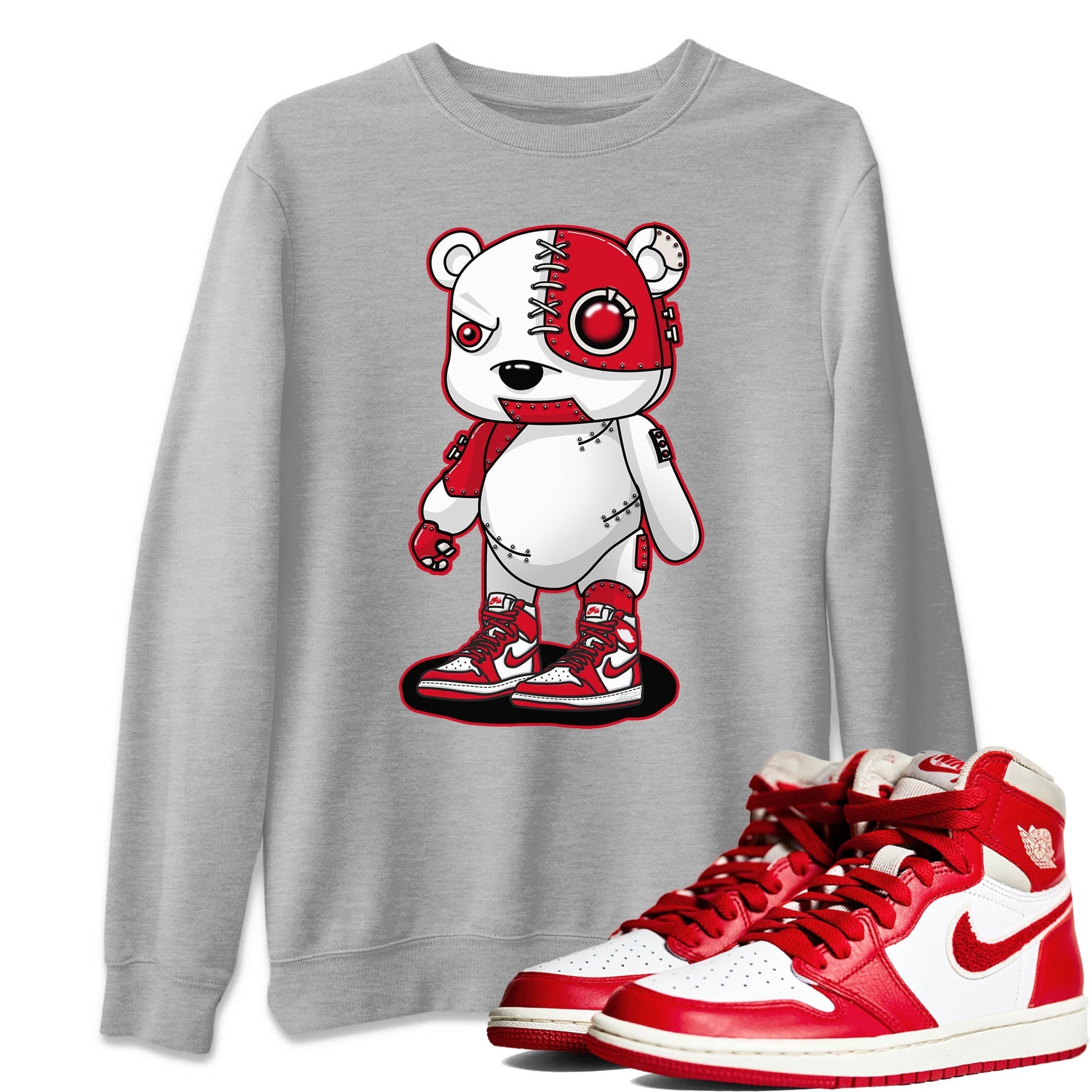 Jordan 1 Newstalgia Sneaker Match Tees Cyborg Bear Sneaker Tees Jordan 1 Newstalgia Sneaker Release Tees Unisex Shirts