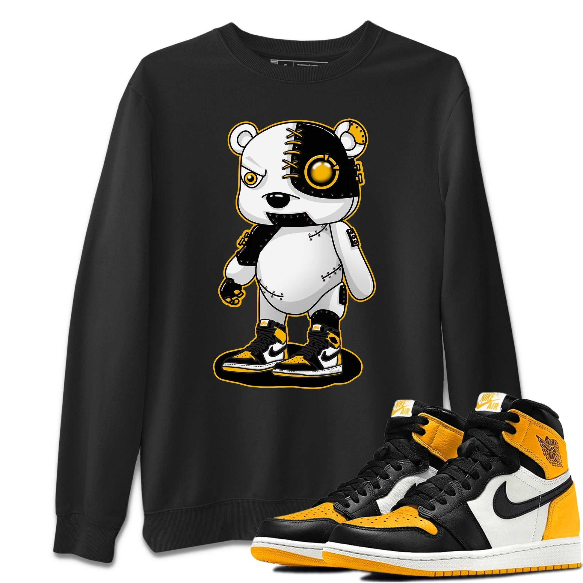 Jordan 1 Taxi Sneaker Match Tees Cyborg Bear Sneaker Tees Jordan 1 Taxi Sneaker Release Tees Unisex Shirts