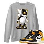 Jordan 1 Taxi Sneaker Match Tees Cyborg Bear Sneaker Tees Jordan 1 Taxi Sneaker Release Tees Unisex Shirts