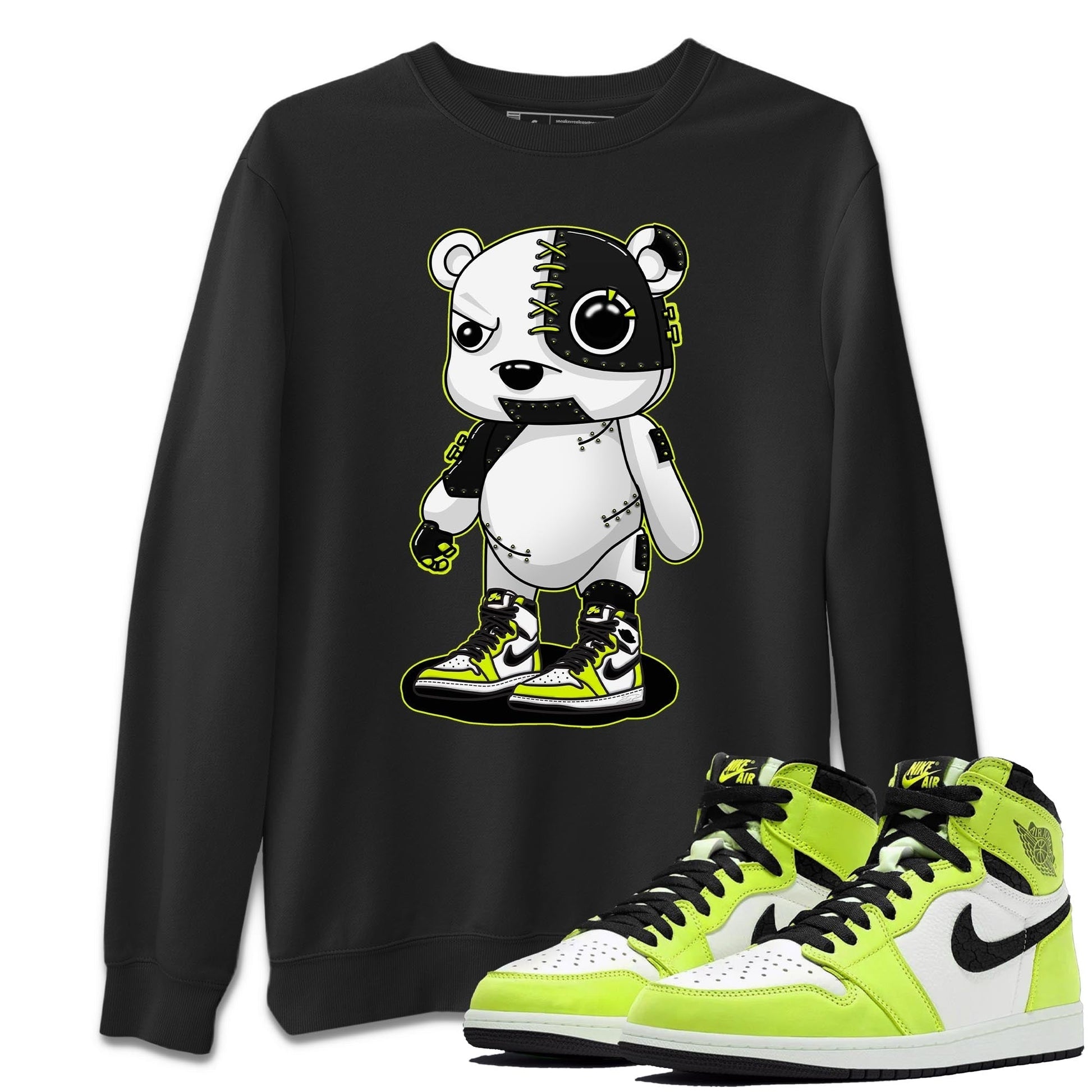 Jordan 1 Visionaire Sneaker Match Tees Cyborg Bear Sneaker Tees Jordan 1 Visionaire Sneaker Release Tees Unisex Shirts