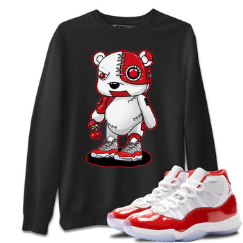 Jordan 11 Cherry Sneaker Match Tees Cyborg Bear Sneaker Tees Jordan 11 Cherry Sneaker Release Tees Unisex Shirts