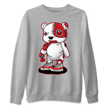 Jordan 11 Cherry Sneaker Match Tees Cyborg Bear Sneaker Tees Jordan 11 Cherry Sneaker Release Tees Unisex Shirts