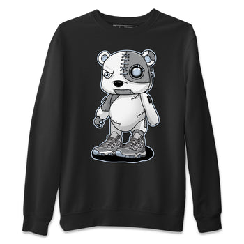 Jordan 11 Cool Grey Sneaker Match Tees Cyborg Bear Sneaker Tees Jordan 11 Cool Grey Sneaker Release Tees Unisex Shirts