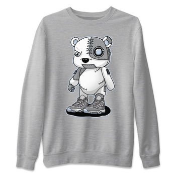Jordan 11 Cool Grey Sneaker Match Tees Cyborg Bear Sneaker Tees Jordan 11 Cool Grey Sneaker Release Tees Unisex Shirts