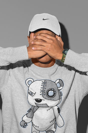Jordan 11 Cool Grey Sneaker Match Tees Cyborg Bear Sneaker Tees Jordan 11 Cool Grey Sneaker Release Tees Unisex Shirts