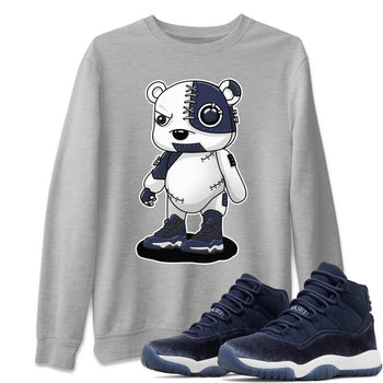 Jordan 11 Midnight Navy Sneaker Match Tees Cyborg Bear Sneaker Tees Jordan 11 Midnight Navy Sneaker Release Tees Unisex Shirts