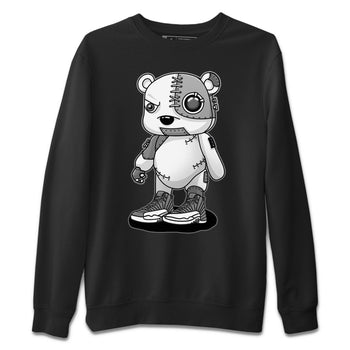 Jordan 12 Stealth Sneaker Match Tees Cyborg Bear Sneaker Tees Jordan 12 Stealth Sneaker Release Tees Unisex Shirts