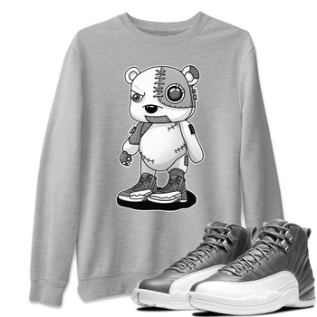 Jordan 12 Stealth Sneaker Match Tees Cyborg Bear Sneaker Tees Jordan 12 Stealth Sneaker Release Tees Unisex Shirts