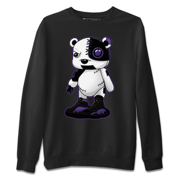 Jordan 13 Court Purple Sneaker Match Tees Cyborg Bear Sneaker Tees Jordan 13 Court Purple Sneaker Release Tees Unisex Shirts