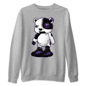 Jordan 13 Court Purple Sneaker Match Tees Cyborg Bear Sneaker Tees Jordan 13 Court Purple Sneaker Release Tees Unisex Shirts