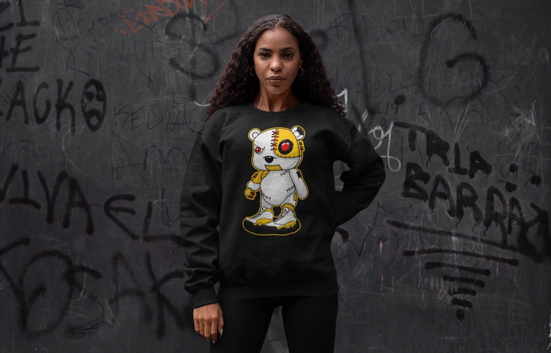 Jordan 13 Del Sol Sneaker Match Tees Cyborg Bear Sneaker Tees Jordan 13 Del Sol Sneaker Release Tees Unisex Shirts
